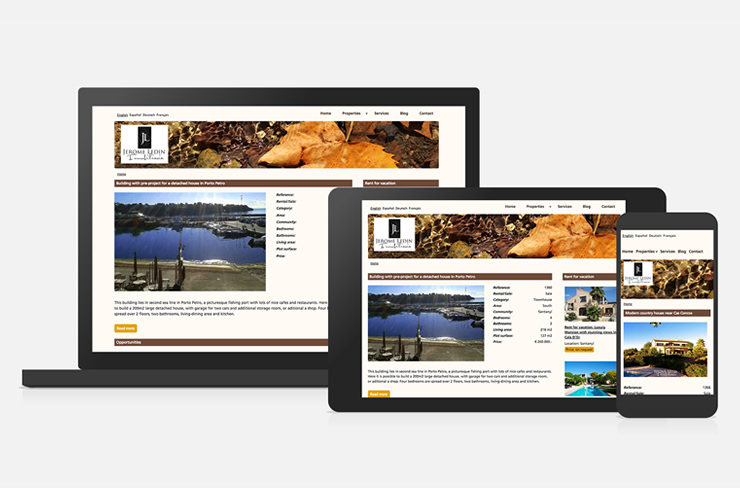 Disseny i programació web Jerome Ledin Immobilien